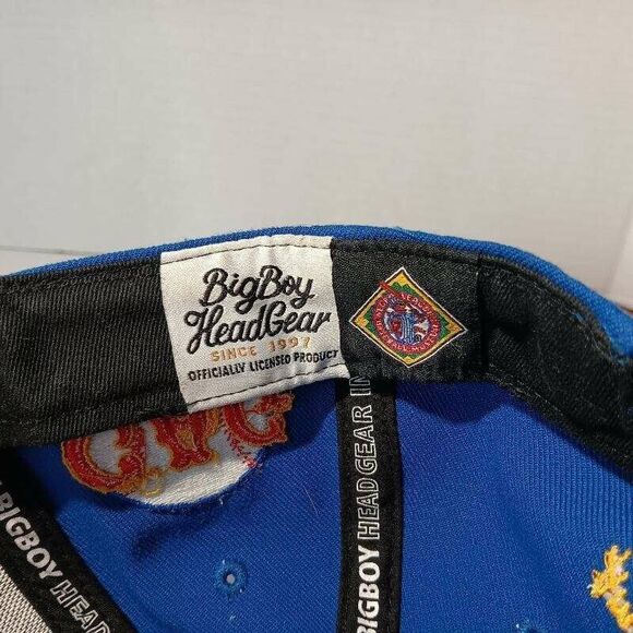 Vintage Negro League Chicago American Giants Hat One Size Strapback Red Blue - Picture 7 of 9